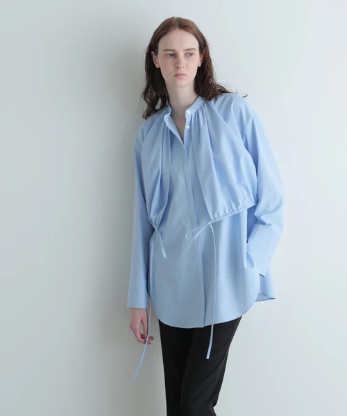 ケープカフスブラウス