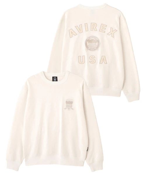 SIGNATURE VARSITY LOGO CREWNECK SWEAT