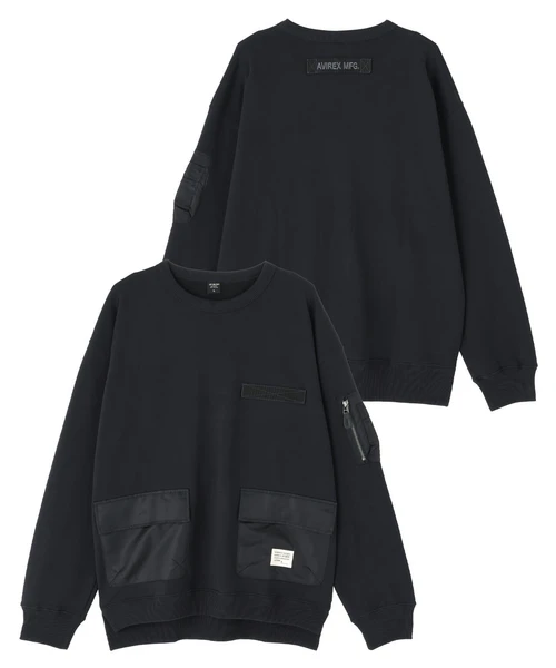 《WEB&DEPOT限定》TACTICAL CREWNECK SWEAT