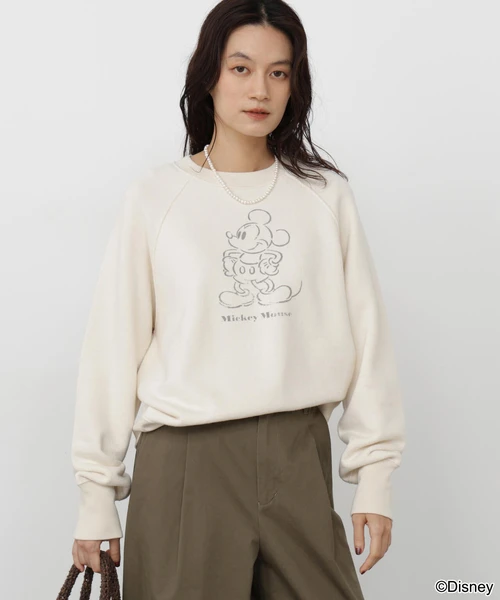 MICKEY / UNDYED / human womanトレーナー