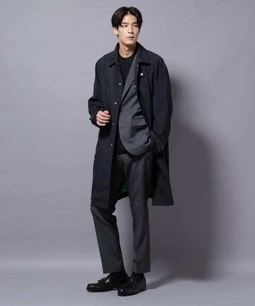 「RainComfortWear」ダントツ撥水透湿コーティングステンカラーコート