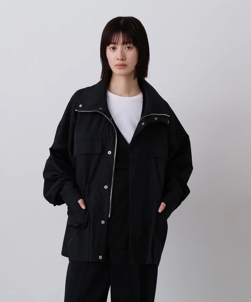 YLÈVE / HIGH COUNT DOUBLE TWILL POLYESTER BLOUSON