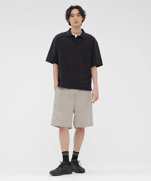 YARN DYED LINEN PLAINWEAVE TROUSERS