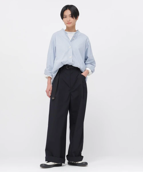 UNIFORM WOOL POLYESTER TROUSERS