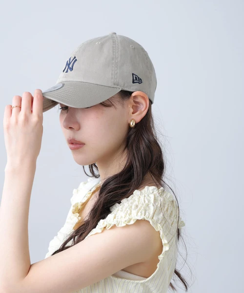 【グレージュ・追加生産予約】〈NEW ERA〉CC MLB MID LOGO 別注色 キャップ