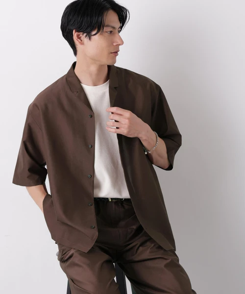 0 ZERO LAYER オープンカラーシャツ(セットアップ可)