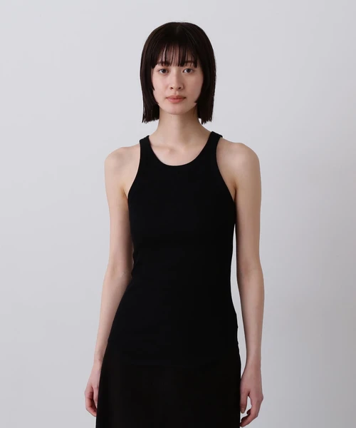 YLEVE / ORGANIC/C LOOP-WHEELED RIB TANK TOP