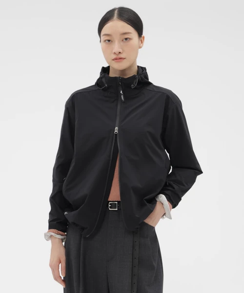STRETCH POLYESTER BLOUSON
